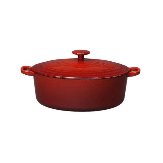 Cast Iron Oval Casserole (SM)