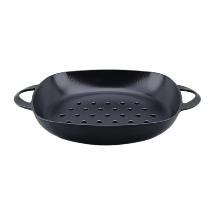 Pre-Seasoned Cast Iron Grill Basket