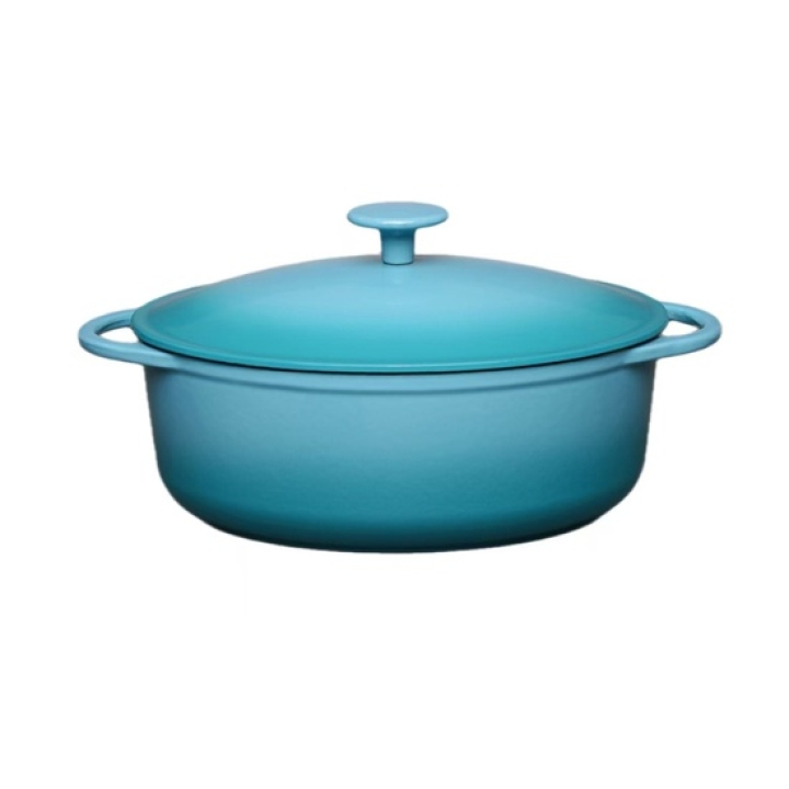 Cast Iron OVal Casserole (UH)
