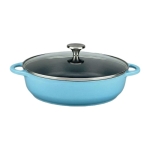 Cast Iron Round Braiser with Glass Cover